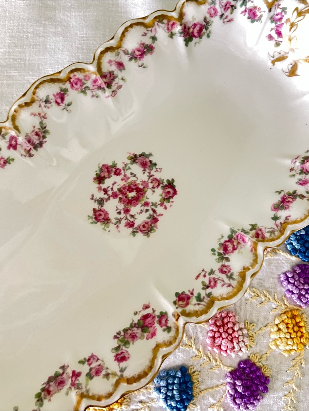 Antique Haviland Limoges Schleiger 39C Platter